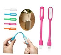 BESTonZON LED Table Lamp USB Powered Flexible Mini Eye Protection Lamp for Computer and Power Bank Random Colour