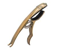 BESTonZON Leopard-shaped Aluminum Alloy Guitar Capo for Acoustic Electric Guitars Super Fast Fret Change and Instrument Protection
