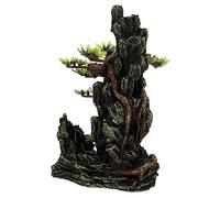 BESTonZON Lifelike Resin Branch Tree Decoration for Reptile Terrariums and Fish Tank Accessories Realistic Faux Plant Ornament for Aquarium and Terrarium