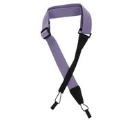 BESTonZON Light Purple Ukulele Strap Without Drilling Concise Cloth Ukulele Bass Accessory for Comfortable Playing