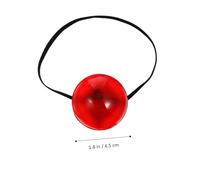 BESTonZON Light-up Red Clown Nose with Elastic Band for Halloween and Party Cosplay Dark Reindeer Costume Prop Fun Circus Accessory for Adults