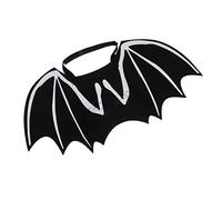 BESTonZON Luminous Felt Pet Bat Wings Halloween Costume Comfortable Cat and Dog Dress Up Accessory Easy Off Suitable for Various Pet Outfit