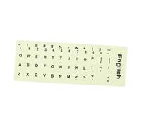 BESTonZON Luminous Keyboard Stickers for Desktop and Laptop English Fluorescent Stickers for Easy Typing Multi-purpose Convenient Design Computer Accessory for Learning and Usage