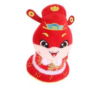 BESTonZON Lunar Year Snake Plush Soft Stuffed Animal Home Decor Festive Charm Lucky Zodiac Plushie for Boys