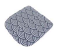 BESTonZON Magnetic Cat Litter Box Curtain Door for Automatic Robot Litter Box Self-cleaning Privacy Shield with Japanese Wave Pattern Noise-reducing Splash Guard Easy-clean Fabric for Quiet