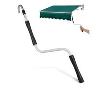 BESTonZON Manual Awning Crank Handle for Outdoor Retractable Canopy and Roof Shelter, Metal and Rubber Roller Shutter Winder, Gear Accessory for RV Awning Arm and Shutter Winding