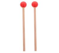 BESTonZON Marimba Mallets Convenient to Hold and Made of Beech Wood and Rubber Lightweight Percussion Sticks Create Beautiful Sound, Suitable for Musical Enthusiasts and Beginners