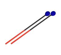 BESTonZON Marimba Mallets with Synthetic Material Handle for Xylophone 2pcs Blue Percussion Sticks Fuller Sound and Stable Mechanically, for Professional Musical Instrument Use