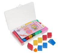 BESTonZON Math Counting Rods Bright Colored Educational Geometry Blocks Preschool and Kindergarten Learning for Visual Development and Mental Arithmetic Skills Mathematical Intelligence