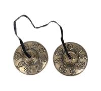 BESTonZON Meditation Chime Bells Tibetan Buddhism Style Cymbal Bell Pure Copper and Vibrant Sound