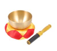 BESTonZON Meditation Singing Bowl Tibetan Sound Bowl Buddhism Home Decoration Rod for Relaxation and Calming