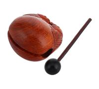 BESTonZON Meditation Wooden Fish Craft Zen Drum for Office Natural Wood Fish Decor Home Office Decor Art