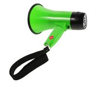 BESTonZON Megaphone Speaker Bull Horn Handle Rechargeable Air Horn Mini Megaphone Cheer Portable Megaphones Speaker Horn Megaphone Mini Megaphone Rechargeable Bullhorn Airhorn Abs Green
