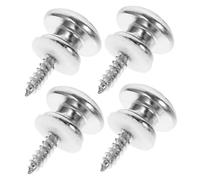 BESTonZON Metal Guitar Strap Button Replacement Locks for Schaller and Electric Guitar Straps