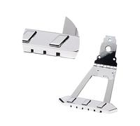 BESTonZON Metal Guitar Tailpiece Silver String String Guitar Tailpiece Jazz Archtop Bridge Replacement