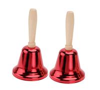 BESTonZON Metal Hand Bell for Wedding Reception Bell Decoration Jingle Bells Craft Bells Hand-operated Bell