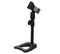 BESTonZON Metal Mic Stand Desktop Adjustable Telescopic Microphone Holder for Home Office Use Sturdy Tabletop Microphone Bracket Stable Base