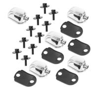 BESTonZON Metal Snare Drum Lugs Black 5pcs Pointed Design Drum Replacement Accessories to Improve Stability Random Color for Percussion Instrument Use