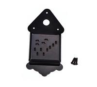BESTonZON Metal Triangle Mandolin Tailpiece Screws Decoration Parts for Guitar Mandolin Easy String Changes Black