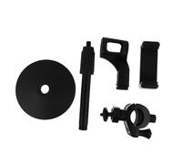 BESTonZON Microphone Black with Stand Holder and Desktop, Table Mic Adjustable Phone Heavy Metal Supporting for Multi-functional Design Microphones Recording and Conference Use