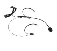 BESTonZON Microphone Headset for Speaking Head-mounted Wired Microphone with Speech Powerful Voice Amplification Black Abs Material for Presentations and Live Performances