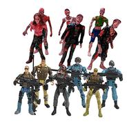 BESTonZON Military Soldier Model with Articulated Action Figures Realistic Plastic Zombie and for Party Pranks Educational Decor Boys Army Play Collection