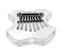 BESTonZON Mini Acrylic Kalimba Thumb Piano Keys for Beginners Portable Musical Instrument Bright Sound for Music Lovers