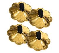 BESTonZON Mini Copper Finger Cymbals Set of 2 for Dancer and Party Use