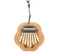 BESTonZON Mini Finger Piano with Accurate Tone for Beginners and Boys and Girls Portable 8-note Wooden Kalimba Thumb Piano for Camping and Outdoor Use
