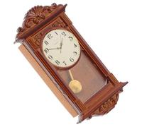 BESTonZON Mini Grandfather Clock Vintage Decor Miniature Clock Retro Pendulum Clock Decor Clock Ornament Small Pendulum Clock Adornment Miniature Mantel Clock Miniature House Supply Wooden