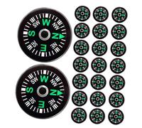 BESTonZON Mini Oil-filled Pocket Compass for Outdoor Camping Hiking Navigation Keychain Stable Vibration-resistant Direction Guide Educational Tool for Backpacking and Survival Activities