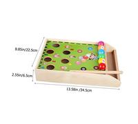BESTonZON Mini Pool Table Playset for Interactive Billiard Ball Game Kit with Cues and Rack Portable Educational for Preschool Family Fun and Hand Eye Coordination Development