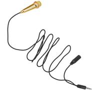 BESTonZON Mini Portable Microphone for Smartphone Compact Recording Mic Cord for Singing and Voice Recording The Go