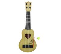 BESTonZON Mini Ukulele Toy Guitar for Boy Girl Four Strings for Boys and Girls to Learn and Play Musical Instruments at Home School