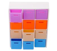 BESTonZON Miniature Dollhouse Storage Box 1 12 Scale DIY Combination Plastic Small Organizer for Kids Parent Child Interaction and Display