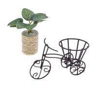 BESTonZON Miniature Plant Stand Holder for Dollhouse Decor Display Rack for Spaces for and Plant