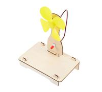 BESTonZON Miniature Wind Driven Generator Educational Science Experiment DIY Assembly Model for Students Lightweight Portable Wind Turbine for Practical Learning and Renewable Random Color