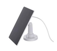 BESTonZON Monocrystalline Solar Panel for Doorbell with Mounting Bracket Outdoor Camera Solar Charger Supporting Type C USB Dc Ports for Reliable Energy Capture and Easy Installation