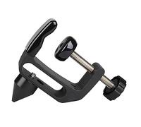 BESTonZON Multifunctional Clarinet Holder Desktop Storage Rack with Telescopic Spiral Clamp for Oboe and Clarinet Cork Polishing Mobile Phone Stand Black Fixing Bracket
