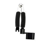 BESTonZON Multiple Use Guitar String Winder Peg Winder Pin Remover Tool for Guitar Bass Ukulele Handy Black Accessory for Changes and Maintenance
