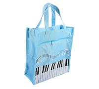 BESTonZON Music Book Tote Bag Zipper and Design for Keyboard Instrument Storage for Carrying Music Sheet Bag and Score Holder