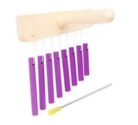 BESTonZON Music Teaching Aid 8-tone Chime Instrument Solid Aluminum Tube Boys and Girls Percussion Chime Educational Percussion Toy
