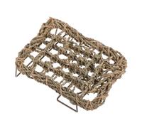 BESTonZON Natural Seagrass Reptile Hammock Mat with Anti-slip Surface for Bearded Dragons Leopard Geckos Snakes and Frogs Pet Resting Lounger and Bedding Accessory for Habitat Tanks