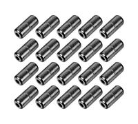 BESTonZON No Tie Shoe Laces with Stylish Untied Shoelace Wearing Method 20pcs Metal Capsule Buckle Shoelace Buckles and Metal Material, Turn into Slip-on for Easy and Convenient Lace Shoe