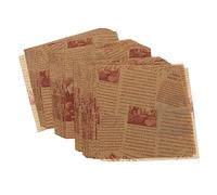 BESTonZON Non-Stick Parchment Paper Sheets 20x20cm Cuttable Greaseproof Baking Paper 200pcs Suitable for Oven Heating and Food Wrapping for Baking and Wrapping Bread