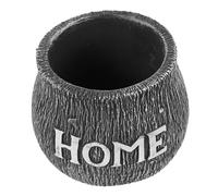 BESTonZON Nordic Cement Succulent Planter Compact Desktop Flower Pot for Indoor Plants Office Home Decor Rustic Breathable Antique Flower Planter with Minimalist Design