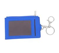 BESTonZON Nurse Id Badge Holder Travel Pass Holder Keychain Wallet Stylish Sl ppearance PU and Metal Material Easy to Carry Organize and Manage Cards for Office and Casual Use 12X8X1.5Cm