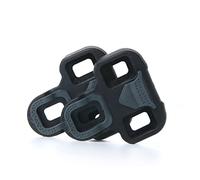 BESTonZON Nylon and Metal Bike Pedal Cleats Self-locking Cycle Pedals for Men Women Easy to Install with Larger Surface for Efficient Power Transfer Compatible with Look Keo System Black