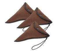 BESTonZON Ocarina Storage Bag 3pcs Set for 12-Hole Ocarina Thickened Non-Woven Anti-Lost Pouch Portable Travel Case Break-Proof Instrument Accessory Storage