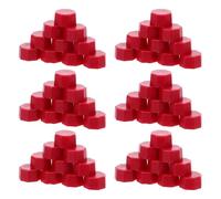 BESTonZON Octagonal Red Sealing Wax Beads 600pcs (6 Packs) for Wax Seal Stamp, Envelope Sealing, Wedding Invitations, DIY Craft, Vintage Letter Decoration